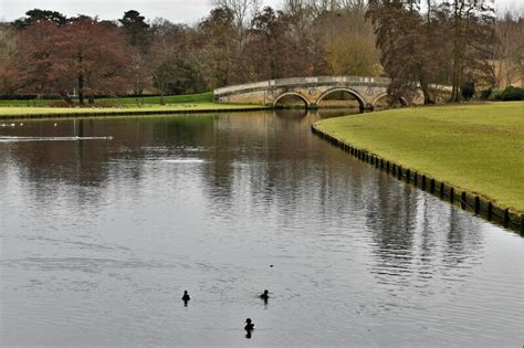 Audley End Garden The Adam Bridge From Michael Garlick