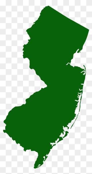 New Jersey Map Vector Clipart 5644295 Pinclipart