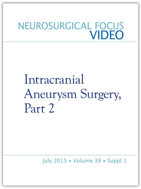 Left Pterional Craniotomy For Thrombectomy And Clipping Of Ruptured