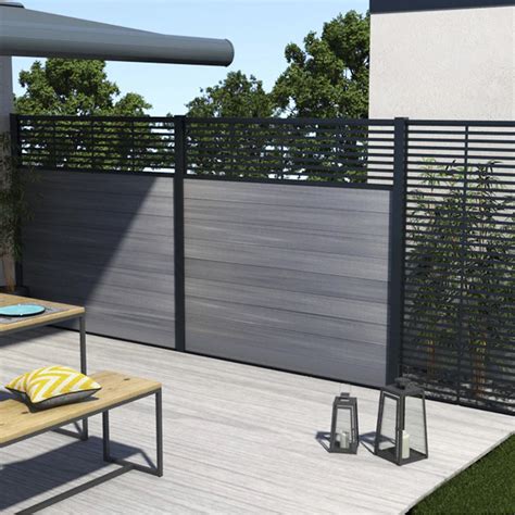 Composite Privacy Screens Fence Panel Terrace Garden Wood Plastic