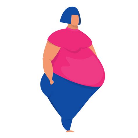 Mujer Gorda Obesidad Estilo 11794222 Png