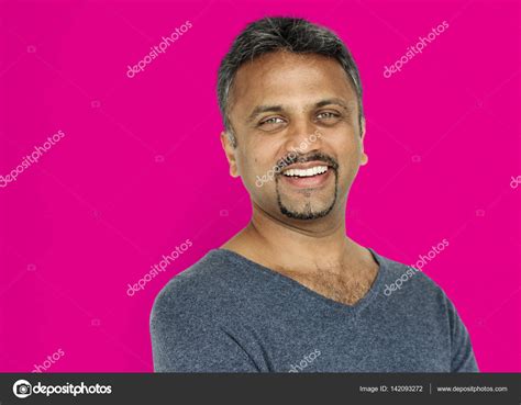 Smiling Indian Man Face