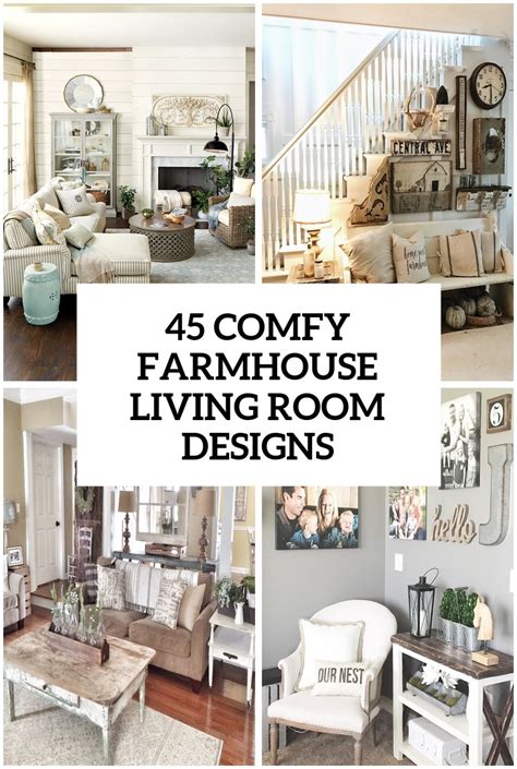 45 Comfy Farmhouse Living Room Designs To Steal Digsdigs