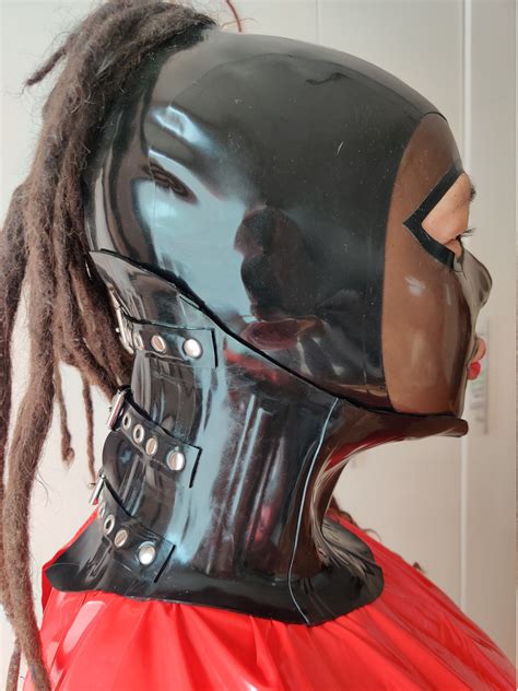 Heavy Rubber Latex Neck Corset With Corset Sticks Etsy India