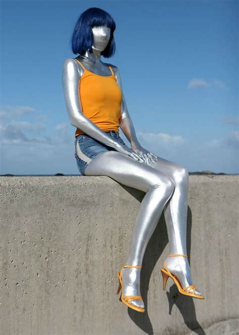 Mw7285 Mywayfashion Luxury Customize Shiny Metallic Zentai Suit Fetish