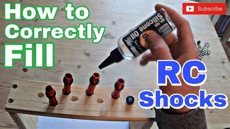 How To Properly Fill Rc Shocks With Oil The Correct Way Rc Suspension Youtube