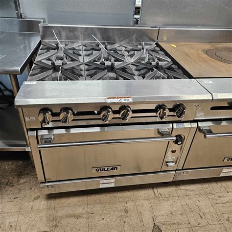 Vulcan V6b36s V Series Heavy Duty Natural Gas 6 Burner Range W Standa