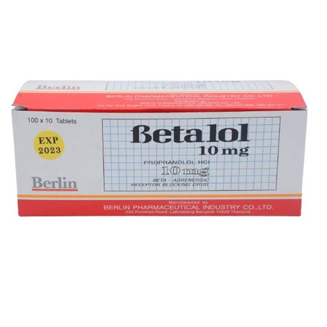 BETALOL 10 MG TABLET 10S RDS Pharmacy