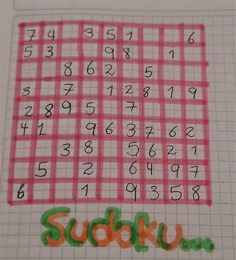 Resuelve El Siguiente Sudoku Brainly Lat