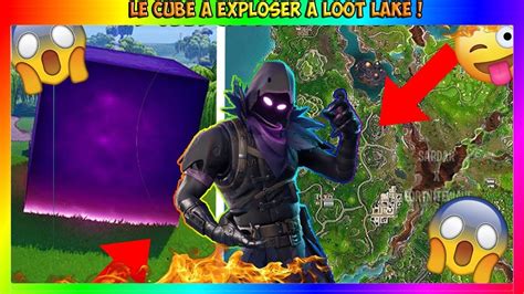 Le Cube A Exploser Loot Lake Fortnite Battle Royale Goodbye Loot