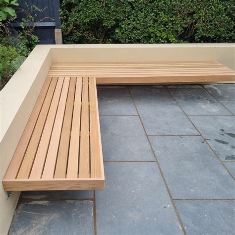 Cedar Garden Corner Bench Perfect As Floating Seat Or For Fixed