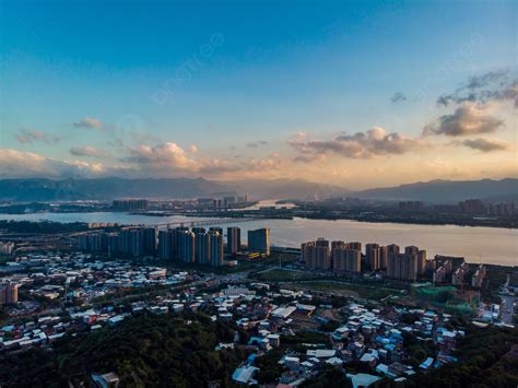 Fotograf As A Reas De Edificios Urbanos Frescos Fondos Puesta De Sol