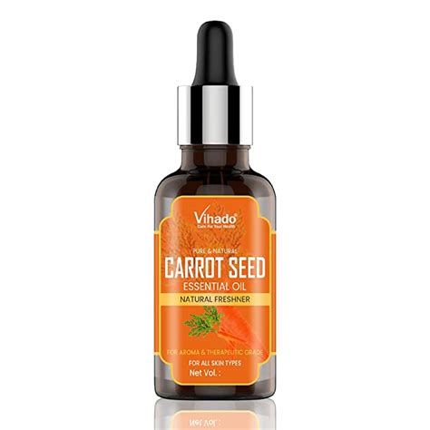 Vihado Carrot Seed Essential Oil 100 Pure Natural Undiluted For