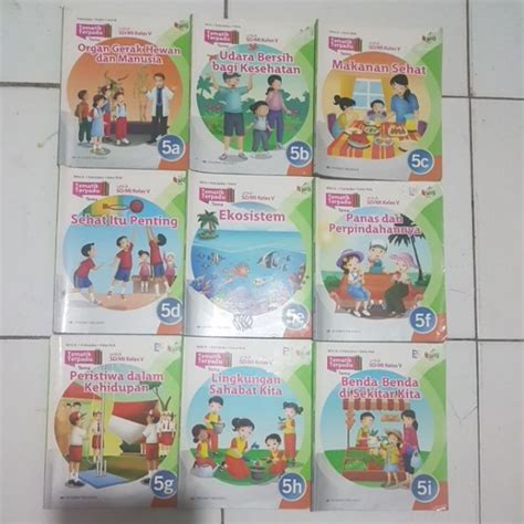 Jual Paket Lengkap Buku Tematik Tepadu Untuk Kls Sd K Revisi A