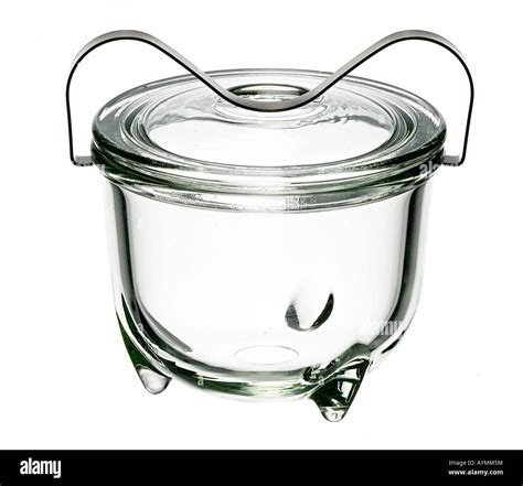 egg coddler glass cookware Stock Photo - Alamy