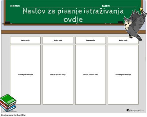 Res Writ Boja 4 Storyboard Od Strane Hr Examples