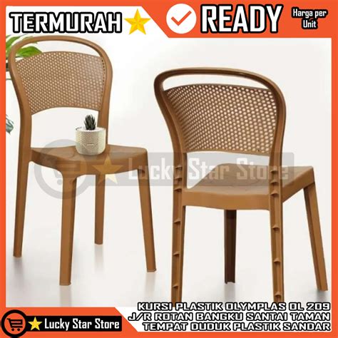 Jual Kursi Teras Taman Tempat Duduk Olymplast Outdoor Rotan Santai