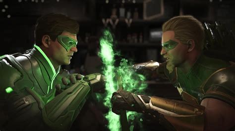 Injustice Green Lantern Vs Green Arrow All Intro Outros Clash