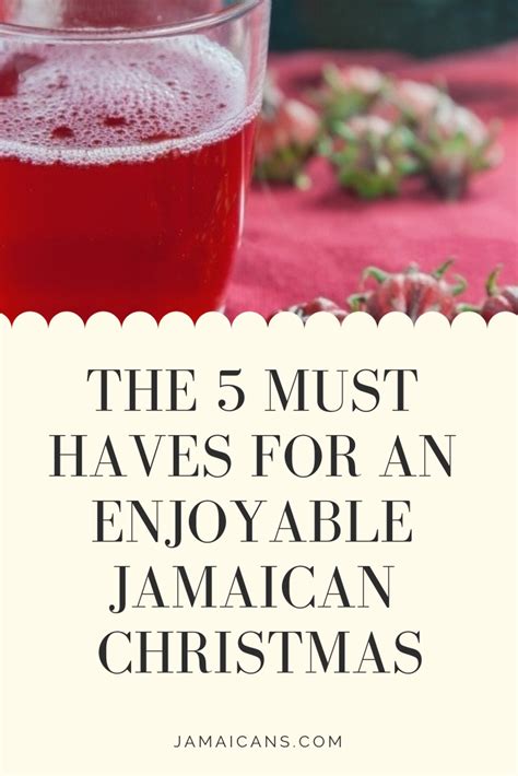 The 5 Must Have For An Enjoyable Jamaican Christmas