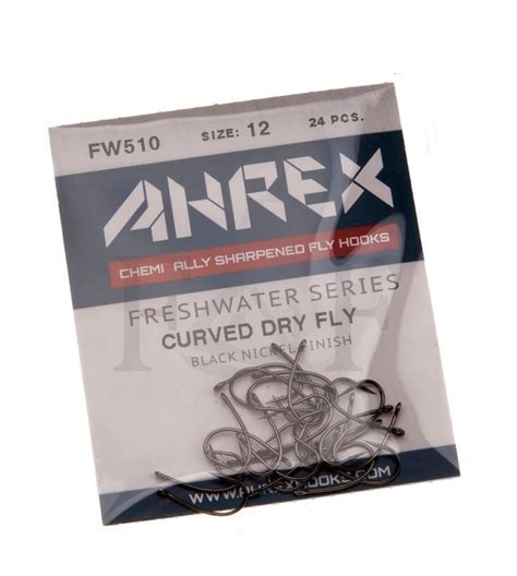 Ahrex Fw Curved Dry Hook Barbed Anzuelos De Mosca Ahrex Fly And