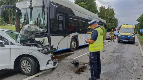 Malbork Wypadek Na DK55 Ranne Cztery Osoby