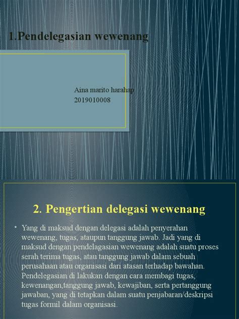 Delegasi Wewenang Pdf