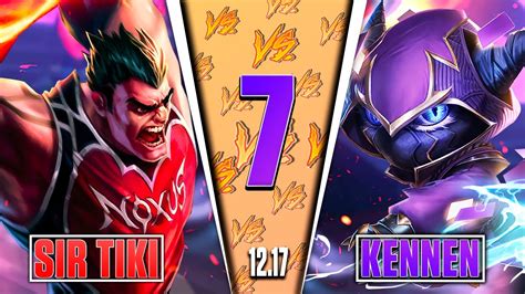 Sir Tiki Darius Vs Kennen Top Parche Youtube