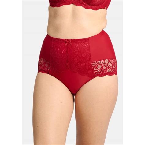 Sans Complexe Culotte Haute Sculptante ARIANE Rouge Jester Cdiscount