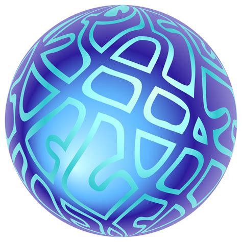 Magic sphere abstract illustration. PNG with transparent background ...