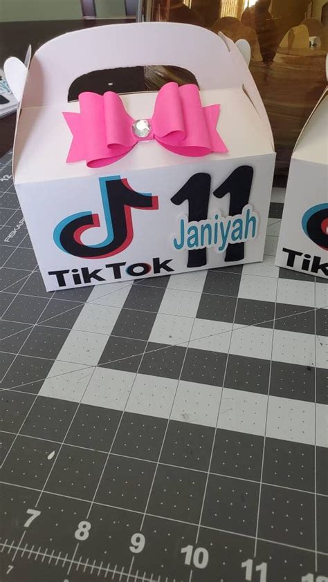 Tik Tok Party Favor Box Tik Tok Goody Box Tik Tok Party Box Etsy