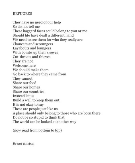 Brian Bilston On Twitter In 2022 World Refugee Day Poems Words