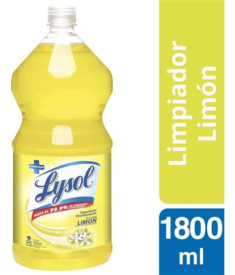 Lysol Limpia Piso Limon 1800ml Cuotas Sin Interés