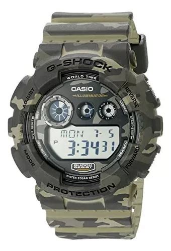 Relógio esportivo masculino Casio G shock GD 120cm Camouflage