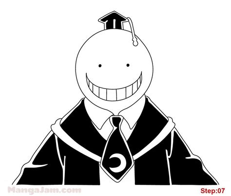 How To Draw Koro Sensei From Assassination Classroom Assassination Classroom