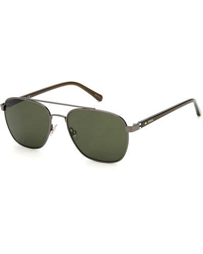 Green Fossil Sunglasses For Men Lyst