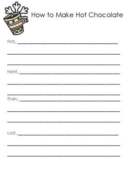 How To Make Hot Chocolate Sequencing Activity By Hunter Jett TpT
