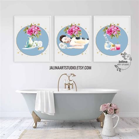 Spa Decor Spa Salon Wall Art Set of 3 Prints Massage Room - Etsy ...