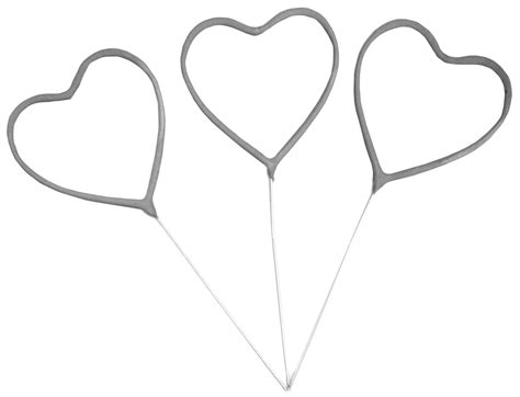 Heart Sparklers Heart Shaped Sparklers For Weddings Superior