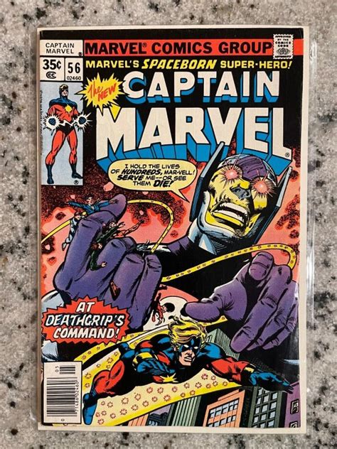 Captain Marvel 56 FN Marvel Comic Book Avengers Hulk Thor Guardians