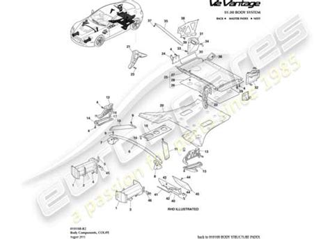 Aston Martin V12 Vantage V12 Vantage 2010 Part Diagrams