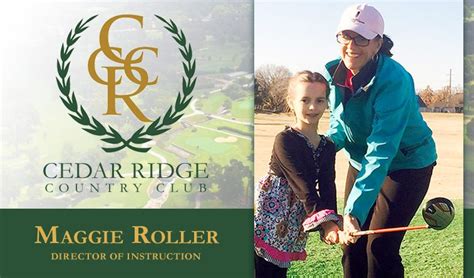 Roller Is New Director Of Instruction At Cedar Ridge Cc Golf Oklahoma