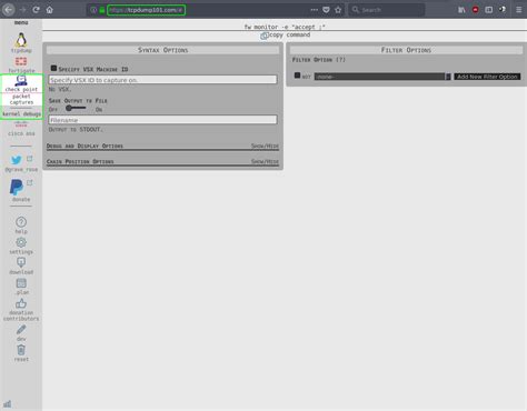 [tool] - https://tcpdump101.com - Check Point CheckMates