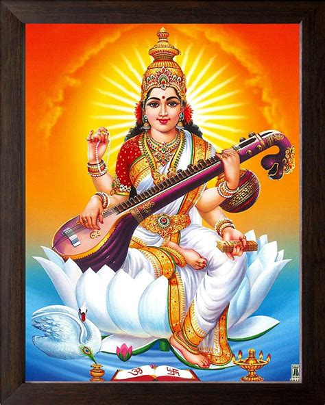 100 Saraswati Mata Photo With Quotes Hindu Goodness Saraswati