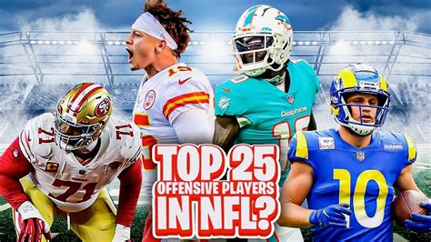 NFL TOP 25 PLAYERS ON OFFENSE YouTube