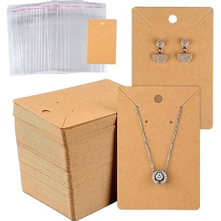 Tuparka Pack Earring Holder Cards Necklace Display Cards With