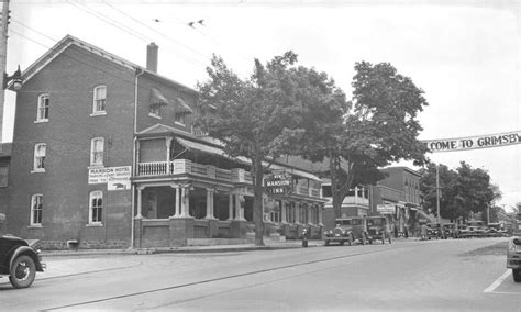 Views Of Main Street Grimsby Ontario Canada From 1915 1938 R