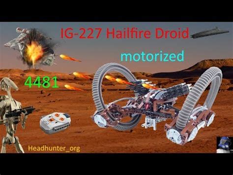 Hailfire Droid 4481 Motorized Headhunter Org YouTube