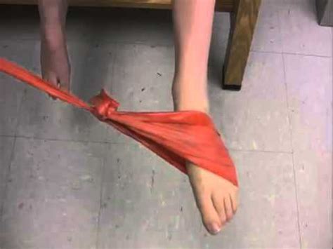 Ankle Theraband Internal External Rotation V YouTube