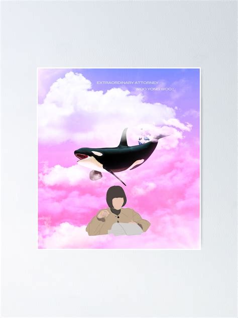 Extraordinary Attorney Woo Yong Woo Whale Background Poster For Sale