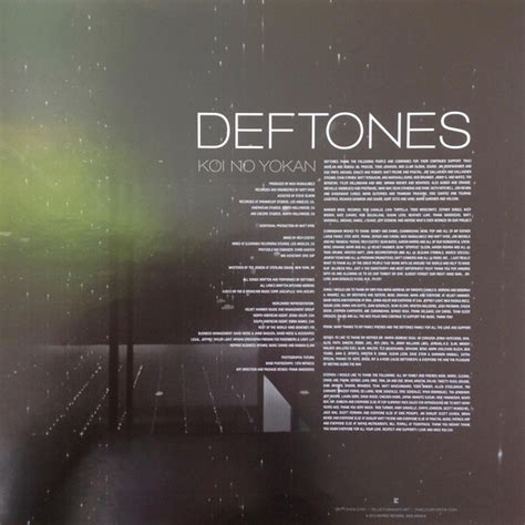 Deftones Koi No Yokan Vinyl Lp Album Reissue G